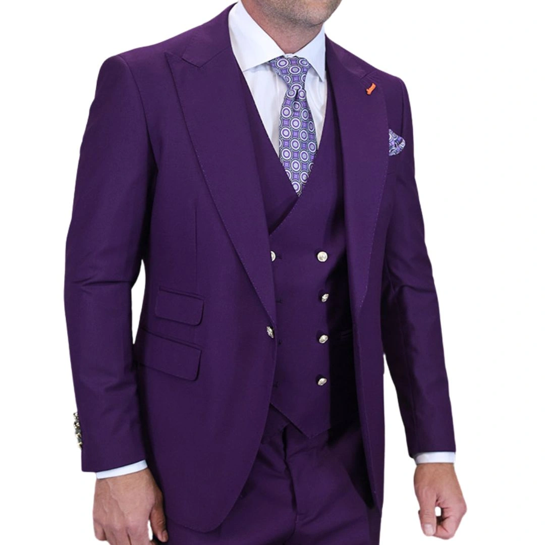 Aether Crest: En Stilsikker Plum Suite - Perfekt til Den Moderne Mand, Uden Kompromis!